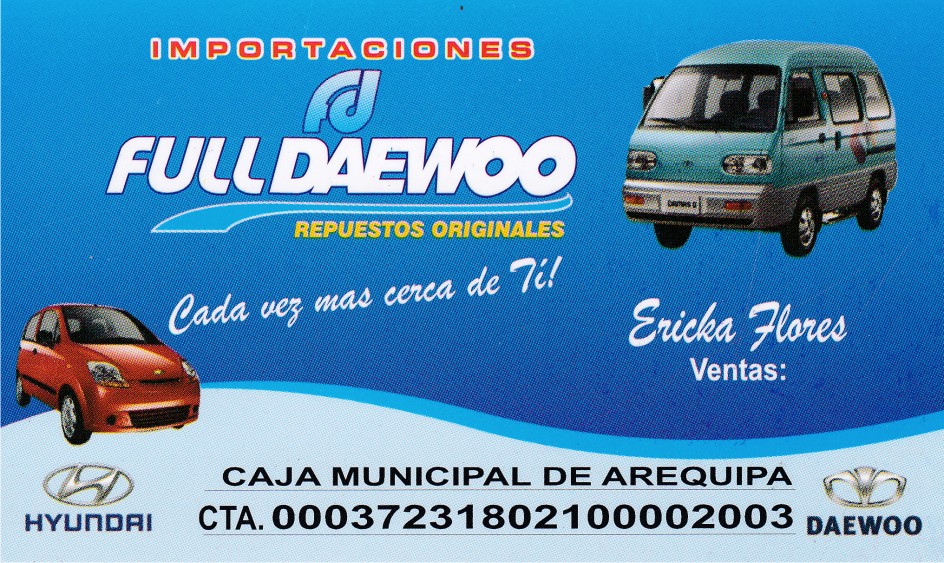 Full Daewoo Arequipa